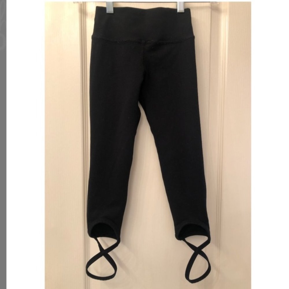 Five Dancewear black X out leggings sz YL